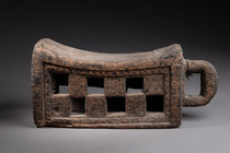 Stool "umele", Côte d'Ivoire, Baule, Size: H: 19,5 cm, L: 40,5 cm (H: 7.7 inch, L: 15.9 inch), ID: 3052080 - 2/6