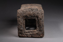 Stool "umele", Côte d'Ivoire, Baule, Size: H: 19,5 cm, L: 40,5 cm (H: 7.7 inch, L: 15.9 inch), ID: 3052080 - 5/6