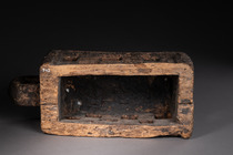 Stool "umele", Côte d'Ivoire, Baule, Size: H: 19,5 cm, L: 40,5 cm (H: 7.7 inch, L: 15.9 inch), ID: 3052080 - 6/6