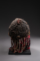 Masque facial anthropomorphe rare, Nigéria, Igbo, Ezzamgbo, Taille: H: 37 cm (H: 14.6 inch), ID: 3052060 - 2/5