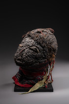 Masque facial anthropomorphe rare, Nigéria, Igbo, Ezzamgbo, Taille: H: 37 cm (H: 14.6 inch), ID: 3052060 - 4/5