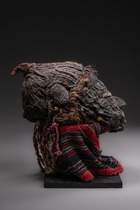 Masque facial anthropomorphe rare, Nigéria, Igbo, Ezzamgbo, Taille: H: 37 cm (H: 14.6 inch), ID: 3052060 - 5/5