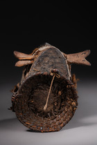Coiffe anthropomorphe, Nigéria, Boki, Taille: H: 26 cm (H: 10.2 inch), ID: 3052076 - 6/6