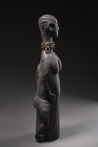 Trompette anthropomorphe, Sierra Leone, Limba, Taille: H: 65,5 cm (H: 25.8 inch), ID: 3052126 - 2/6