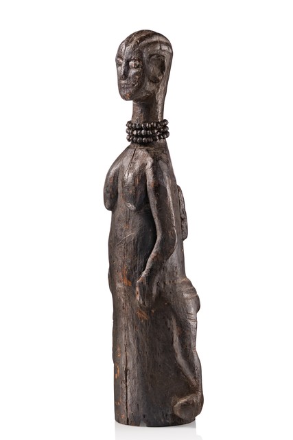 Trompette anthropomorphe, Sierra Leone, Limba, Taille: H: 65,5 cm (H: 25.8 inch), ID: 3052126