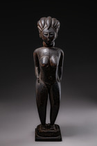 Figure féminine debout, Sierra Leone, Mendé, Taille: H: 61 cm (H: 24.0 inch), ID: 3052074 - 3/5
