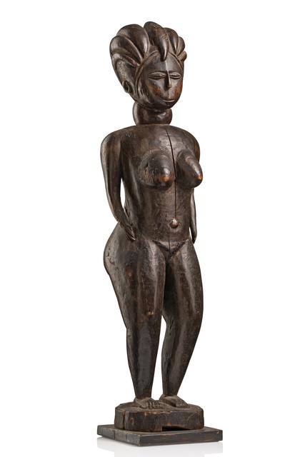 Figure féminine debout, Sierra Leone, Mendé, Taille: H: 61 cm (H: 24.0 inch), ID: 3052074