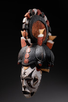 Masque d'esprit de jeune fille "agbogho mmwo", Nigéria, Igbo, Taille: H: 59 cm (H: 23.2 inch), ID: 3052058 - 4/5