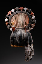 Masque d'esprit de jeune fille "agbogho mmwo", Nigéria, Igbo, Taille: H: 59 cm (H: 23.2 inch), ID: 3052058 - 5/5