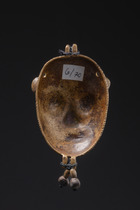 Anthropomorphic miniature mask, Nigeria, Yoruba, Size: H: 9,7 cm (H: 3.8 inch), ID: 3052052 - 5/5
