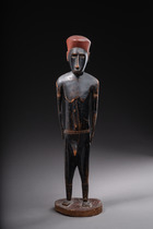 Male figure, Solomon Islands, Size: H: 44,5 cm (H: 17.5 inch), ID: 3052138 - 3/6