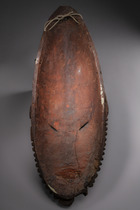 Maske "brag", Papua-Neuguinea - Unterer Sepik, Murik, Größe: H: 70 cm (H: 27.6 inch), ID: 3052146 - 5/5