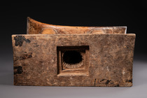 Hocker "dwa", Ghana, Akan, Ashanti (Asante), Größe: H: 22,5 cm (seat hight) B: 48 cm (H: 8.9 inch (seat hight) B: 18.9 inch), ID: 3052304 - 6/6