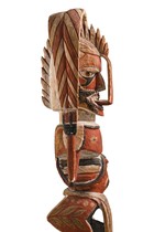 Excellente figure "malagan", avant 1899, Papouasie-Nouvelle-Guinée - Archipel Bismarck - Nouvelle Irlande, Taille: H: 62,5 cm (H: 24.6 inch), ID: 3052085 - 2/6