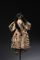 Puppe, Nordamerika, Sioux, Größe: H: 22 cm (H: 8.7 inch), ID: 3052633 - 2/4
