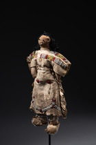 Puppe, Nordamerika, Sioux, Größe: H: 22 cm (H: 8.7 inch), ID: 3052633 - 3/4