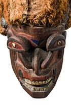 Helmmaske "tatanua", Papua-Neuguinea - Bismarck Archipel - Neu Irland, Größe: H: 35 cm (H: 13.8 inch), ID: 3052154 - 2/7