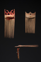 Ensemble de bijoux capillaires, Papouasie-Nouvelle-Guinée - Archipel Bismarck - Nouvelle Irlande, ID: 3052169 - 2/2