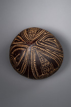 Kokosnuss-Trinkschale, Papua-Neuguinea - Maprik, Abelam, Größe: H: 8,5 cm D: ca. 9,5 -10 cm (H: 3.3 inch D: ca. 9,5 -3.9 inch), ID: 3052156 - 3/3