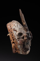 Anthropozoomorphic mask, Nigeria, Yoruba, Size: H: 33 cm (H: 13.0 inch), ID: 3052092 - 2/6