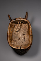 Anthropozoomorphic mask, Nigeria, Yoruba, Size: H: 33 cm (H: 13.0 inch), ID: 3052092 - 5/6