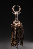 Antelope dance crest "zazaigo", Burkina Faso, Mossi, Size: H: 29 cm (H: 11.4 inch), ID: 3052089 - 2/5