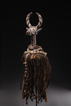 Antelope dance crest "zazaigo", Burkina Faso, Mossi, Size: H: 29 cm (H: 11.4 inch), ID: 3052089 - 3/5
