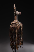 Antelope dance crest "zazaigo", Burkina Faso, Mossi, Size: H: 29 cm (H: 11.4 inch), ID: 3052089 - 4/5