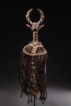 Antelope dance crest "zazaigo", Burkina Faso, Mossi, Size: H: 29 cm (H: 11.4 inch), ID: 3052089 - 5/5