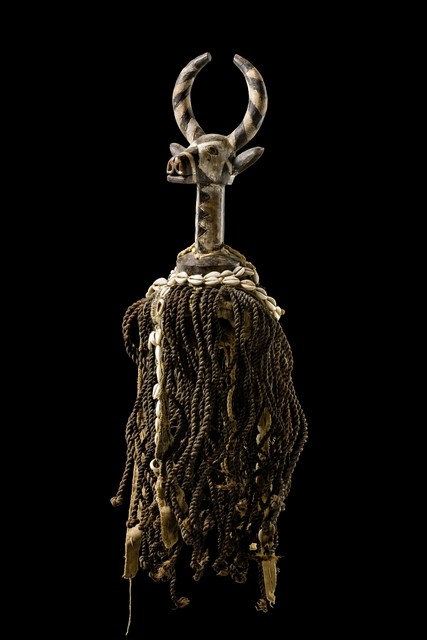 Antelope dance crest "zazaigo", Burkina Faso, Mossi, Size: H: 29 cm (H: 11.4 inch), ID: 3052089