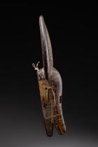 Masque de buffle "mishi kun", Mali, Bamana, Taille: H: 58 cm (H: 22.8 inch), ID: 3052102 - 3/5