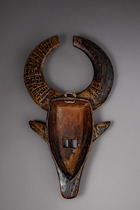 Masque de buffle "mishi kun", Mali, Bamana, Taille: H: 58 cm (H: 22.8 inch), ID: 3052102 - 5/5