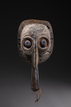 Eulenmaske, D. R. Kongo, Yaka, Größe: H: 34,5 cm (H: 13.6 inch), ID: 3052100 - 2/4