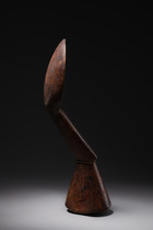 Spoon with pestle-shaped handle, Côte d'Ivoire, Kulango, Size: H: 28,5 cm (H: 11.2 inch), ID: 3052091 - 3/5