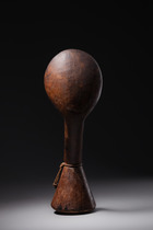 Spoon with pestle-shaped handle, Côte d'Ivoire, Kulango, Size: H: 28,5 cm (H: 11.2 inch), ID: 3052091 - 4/5