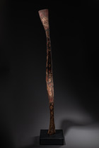 Coiffe en forme de serpent "bansonyi" ou "a-Mantsho-na-Tshol", Guinée, Baga, Taille: H: 159 cm (H: 62.6 inch), ID: 3052253 - 6/7