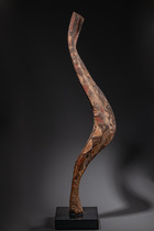 Coiffe en forme de serpent "bansonyi" ou "a-Mantsho-na-Tshol", Guinée, Baga, Taille: H: 159 cm (H: 62.6 inch), ID: 3052253 - 7/7