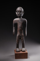 Stehende weibliche Figur, Mali, Bamana, Größe: H: 55 cm (H: 21.7 inch), ID: 3052280 - 3/4