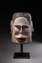 Viergesichtige Helmmaske "ngontang", Gabun, Fang, Größe: H: 35,5 cm (H: 14.0 inch), ID: 3052279 - 2/4