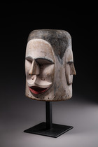 Viergesichtige Helmmaske "ngontang", Gabun, Fang, Größe: H: 35,5 cm (H: 14.0 inch), ID: 3052279 - 4/4