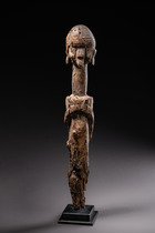 Post figure "kundul", Nigeria, Wurkun, Size: H: 53 cm (H: 20.9 inch), ID: 3052272 - 2/5