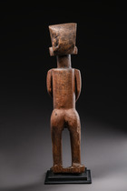 Stehende weibliche Figur, Tansania, Kwere, Größe: H: 58 cm (H: 22.8 inch), ID: 3052277 - 3/4