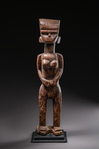 Stehende weibliche Figur, Tansania, Kwere, Größe: H: 58 cm (H: 22.8 inch), ID: 3052277 - 4/4