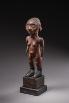 Standing female figure, Tanzania, Kwere, Size: H: 31,5 cm (H: 12.4 inch), ID: 3052275 - 3/6