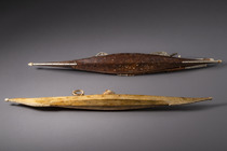 Two models of an Inuit kayak, Canada - Alaska - Greenland, Inuit, Size: L: 54 cm & 56 cm (L: 21.3 inch & 22.0 inch), ID: 3052282 - 6/6