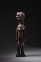 Standing female figure, Tanzania, Kwere, Size: H: 38 cm (H: 15.0 inch), ID: 3052261 - 3/5