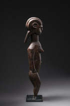 Standing female figure, Tanzania, Kwere, Size: H: 38 cm (H: 15.0 inch), ID: 3052261 - 4/5