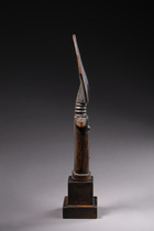 Fruchtbarkeitspuppe "akua ba", Ghana, Ashanti, Größe: H: 28,5 cm (H: 11.2 inch), ID: 3052257 - 3/4