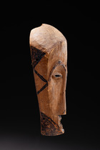 Anthropomorphic mask "ngil", Gabon, Fang, Size: H: 33,5 cm (H: 13.2 inch), ID: 3052298 - 5/5
