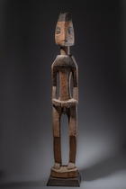 Large male figure, D. R. Congo, Metoko, Size: H: 147,5 cm (H: 58.1 inch), ID: 3052302 - 3/5
